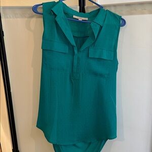 LOFT Turquoise Sleeveless Top